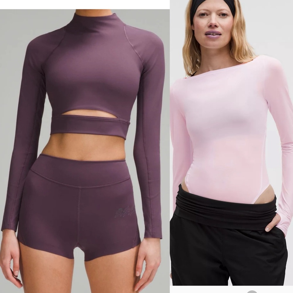 New Lululemon Athletica bundle Nulux and Wundermost tops - Picture 1 of 10